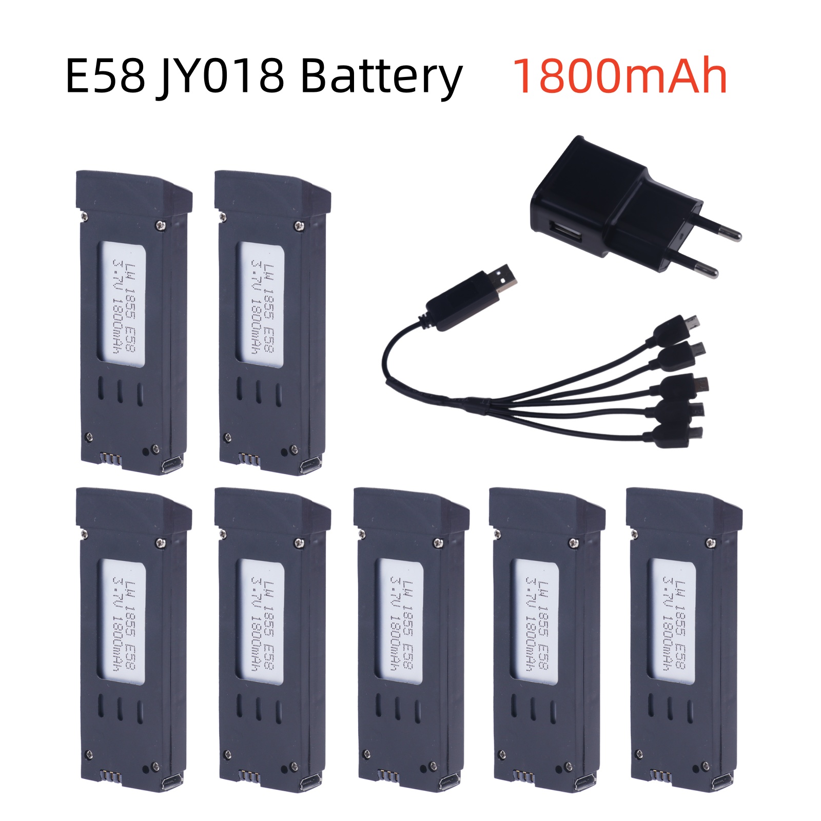 Eachine Drone E58 - 3,7 V 1800mAh RC Drone batería