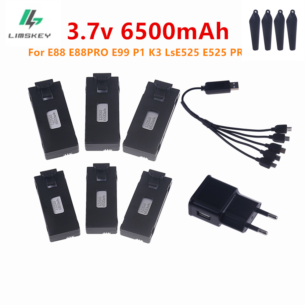Eachine Drone E58 - Batería Lipo y cargador de 3,7