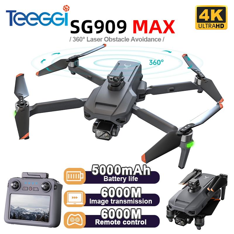 Drone Camera 4K - Teeggi SG909 MAX GPS Drone con