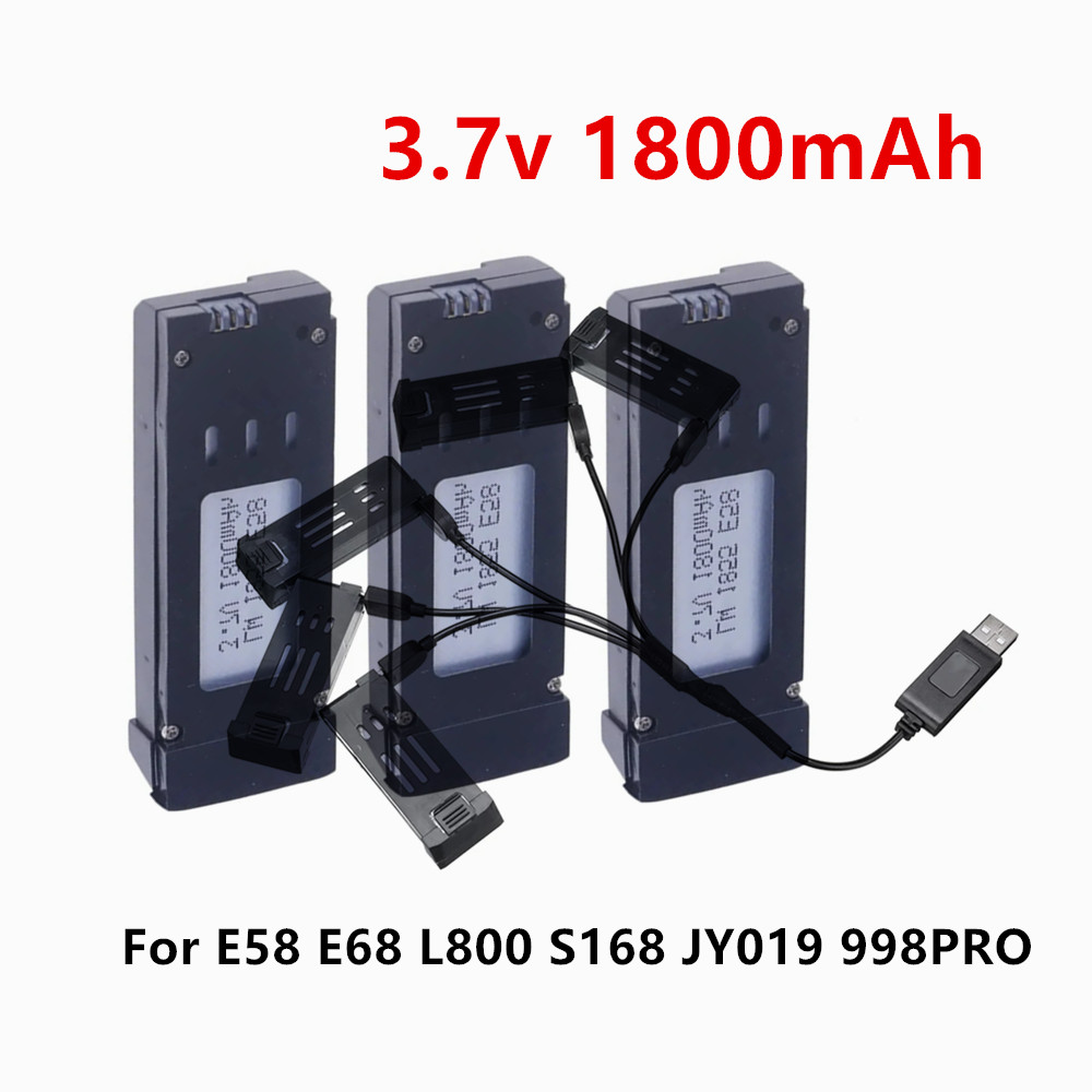 Eachine Drone E58 - Batería de Litio de 3.7V 1800mAh