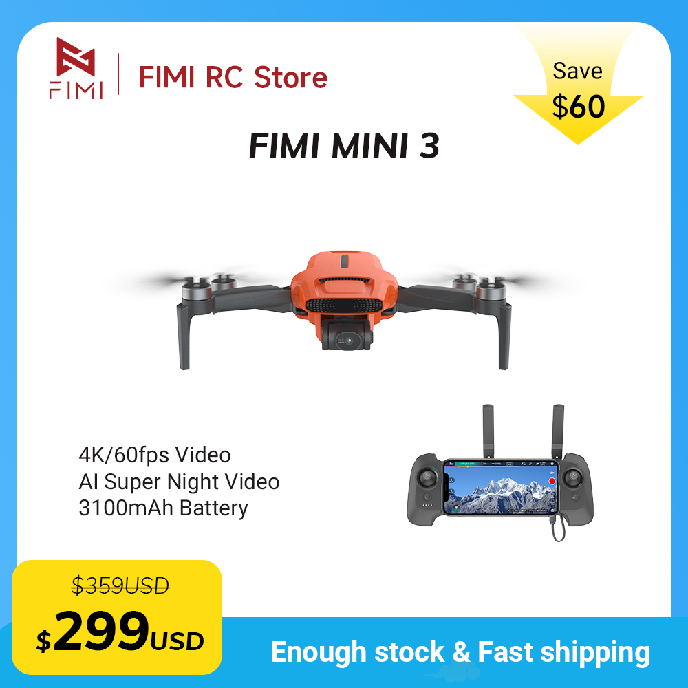 Drone Camera 4K - Dron con Cámara FIMI MINI 3,