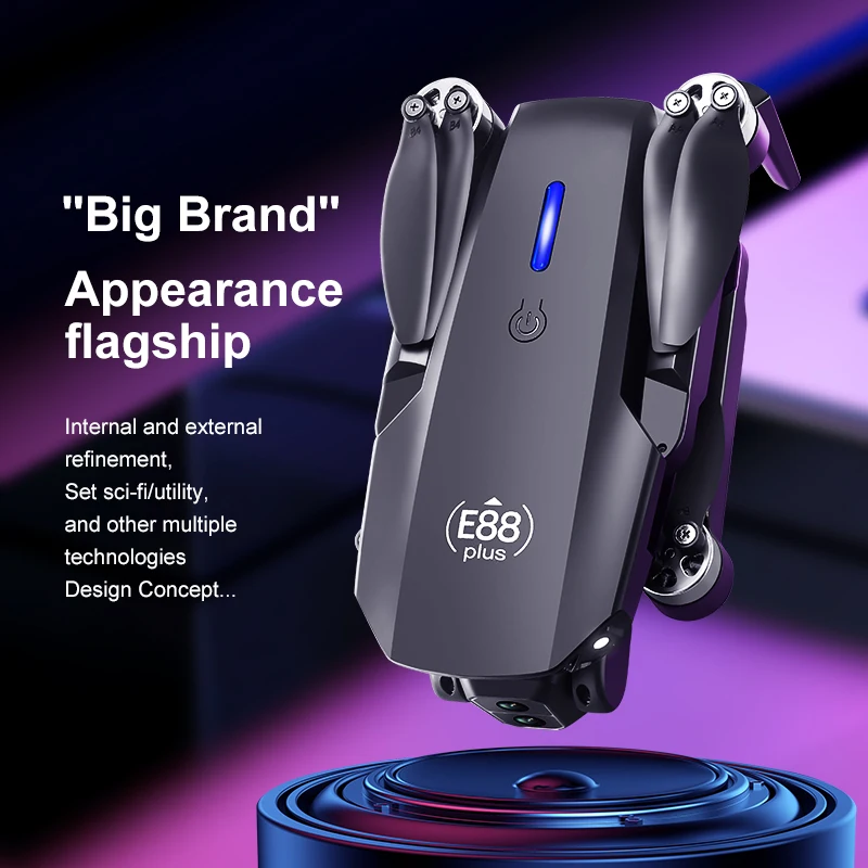 Nuevo Dron cuadricóptero E88 P - Drone Camera Hd reseña y precio