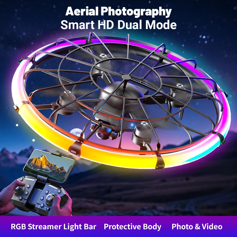 Dron RC JJRC H145 UFO con Lent - Drone Camera Mount reseña y precio