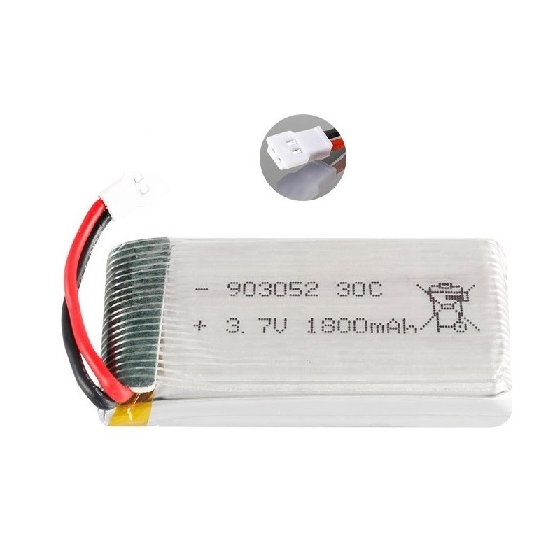 Batería Lipo de 3.7v 1800mAh p - Eachine Drone E58 reseña y precio